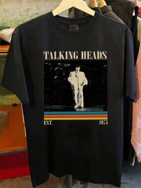 Talking Heads Graphics Tee, Rock Band Retro Shirt